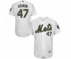 New York Mets Drew Gagnon Authentic White 2016 Memorial Day Fashion Flex Base Baseball Player Jersey