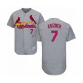St. Louis Cardinals #7 Andrew Knizner Grey Road Flex Base Authentic Collection Baseball Player Jersey