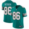 Miami Dolphins #86 Mike Gesicki Aqua Green Alternate Vapor Untouchable Limited Player NFL Jersey