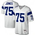 Los Angeles Rams #75 Deacon Jones Mitchell & Ness White Legacy Replica Jersey