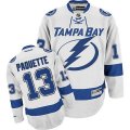 Tampa Bay Lightning #13 Cedric Paquette Authentic White Away NHL Jersey
