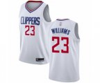 Los Angeles Clippers #23 Lou Williams Swingman White Basketball Jersey - Association Edition