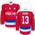 Washington Capitals #13 Jakub Vrana Premier Red Third NHL Jersey