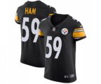 Pittsburgh Steelers #59 Jack Ham Black Team Color Vapor Untouchable Elite Player Football Jersey