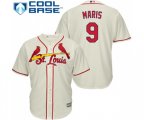 St. Louis Cardinals #9 Roger Maris Replica Cream Alternate Cool Base Baseball Jersey