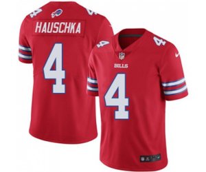 Buffalo Bills #4 Stephen Hauschka Limited Red Rush Vapor Untouchable Football Jersey