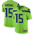 Seattle Seahawks #15 Brandon Marshall Limited Green Rush Vapor Untouchable NFL Jersey