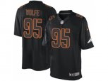 Denver Broncos #95 Derek Wolfe Black Stitched NFL Impact Limited Jersey