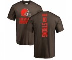 Cleveland Browns #10 Jaelen Strong Brown Backer T-Shirt