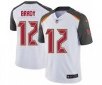 Tampa Bay Buccaneers #12 Tom Brady White Vapor Untouchable Limited Player Football Jersey