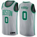Boston Celtics #0 Robert Parish Swingman Gray NBA Jersey - City Edition