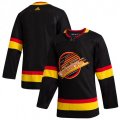 Vancouver Canucks adidas Blank Black 201920 Flying Skate Authentic Jersey