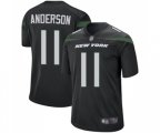 New York Jets #11 Robby Anderson Game Black Alternate Football Jersey