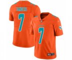 Miami Dolphins #7 Jason Sanders Limited Orange Inverted Legend Football Jersey