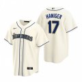 Nike Seattle Mariners #17 Mitch Haniger Cream Alternate Stitched Baseball Jersey