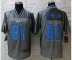Detroit Lions #81 calvin johnson grey jerseys