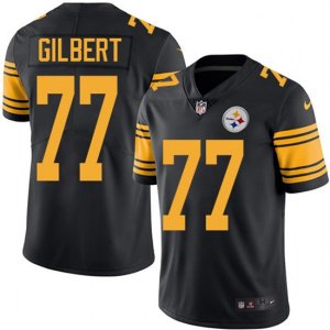 Pittsburgh Steelers #77 Marcus Gilbert Limited Black Rush Vapor Untouchable NFL Jersey