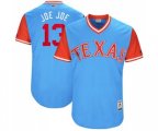 Texas Rangers #13 Joey Gallo Joe Joe Authentic Light Blue 2017 Players Weekend Baseball Jersey