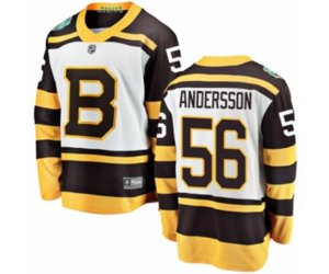 Boston Bruins #56 Axel Andersson White 2019 Winter Classic Fanatics Branded Breakaway NHL Jersey