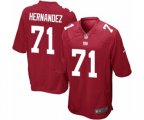 New York Giants #71 Will Hernandez Game Red Alternate NFL Jersey