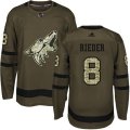 Arizona Coyotes #8 Tobias Rieder Authentic Green Salute to Service NHL Jersey