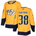 Nashville Predators #38 Ryan Hartman Authentic Gold Home NHL Jers