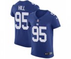 New York Giants #95 B.J. Hill Royal Blue Team Color Vapor Untouchable Elite Player Football Jersey