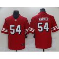 San Francisco 49ers #54 Fred Warner Red Vapor Untouchable Limited Jersey