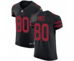 San Francisco 49ers #80 Jerry Rice Black Alternate Vapor Untouchable Elite Player Football Jersey