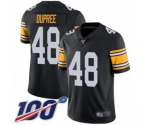 Pittsburgh Steelers #48 Bud Dupree Black Alternate Vapor Untouchable Limited Player 100th Season Football Jersey