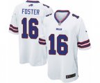 Buffalo Bills #16 Robert Foster Game White NFL Jersey