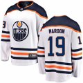 Edmonton Oilers #19 Patrick Maroon Fanatics Branded White Away Breakaway NHL Jersey