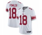 New York Giants #18 Bennie Fowler White Vapor Untouchable Limited Player Football Jersey