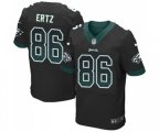 Philadelphia Eagles #86 Zach Ertz Elite Black Alternate Drift Fashion Football Jersey