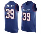 Buffalo Bills #39 Levi Wallace Limited Royal Blue Player Name & Number Tank Top Football Jersey