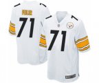 Pittsburgh Steelers #71 Matt Feiler Game White Football Jersey