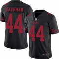 San Francisco 49ers #44 Tom Rathman Limited Black Rush Vapor Untouchable NFL Jersey