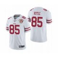 San Francisco 49ers #85 George Kittle White 2021 75th Anniversary Vapor Untouchable Limited Jersey
