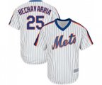 New York Mets #25 Adeiny Hechavarria Replica White Alternate Cool Base Baseball Jersey