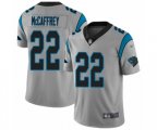 Carolina Panthers #22 Christian McCaffrey Silver Inverted Legend Limited Football Jersey