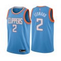 Los Angeles Clippers #2 Kawhi Leonard Swingman Blue Basketball Jersey - City Edition