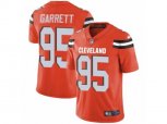 Cleveland Browns #95 Myles Garrett Vapor Untouchable Limited Orange Alternate NFL Jersey