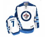 Winnipeg Jets #7 Keith Tkachuk Authentic White Away NHL Jersey