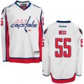 Washington Capitals #55 Aaron Ness Authentic White Away NHL Jersey