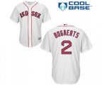 Boston Red Sox #2 Xander Bogaerts Replica White Home Cool Base Baseball Jersey