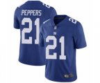 New York Giants #21 Jabrill Peppers Royal Blue Team Color Vapor Untouchable Limited Player Football Jersey