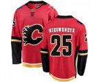 Calgary Flames #25 Joe Nieuwendyk Fanatics Branded Red Home Breakaway Hockey Jersey