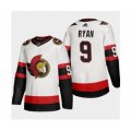 Ottawa Senators #9 Bobby Ryan White 2020-21 Authentic Player Away Stitched Hockey Jersey