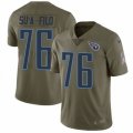 Tennessee Titans #76 Xavier Su'a-Filo Limited Olive 2017 Salute to Service NFL Jersey