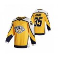 Nashville Predators #35 Pekka Rinne Yellow 2020-21 Reverse Retro Alternate Hockey Jersey